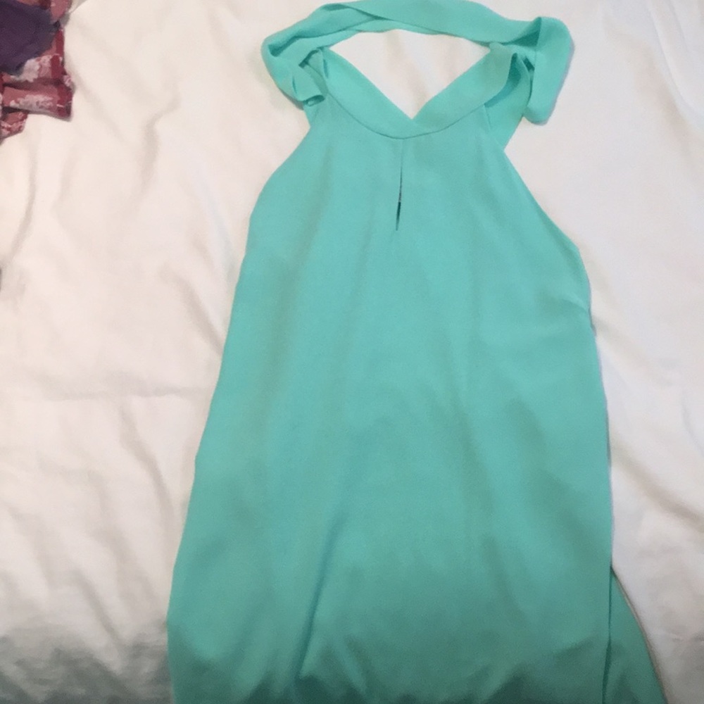 High neck boutique dress